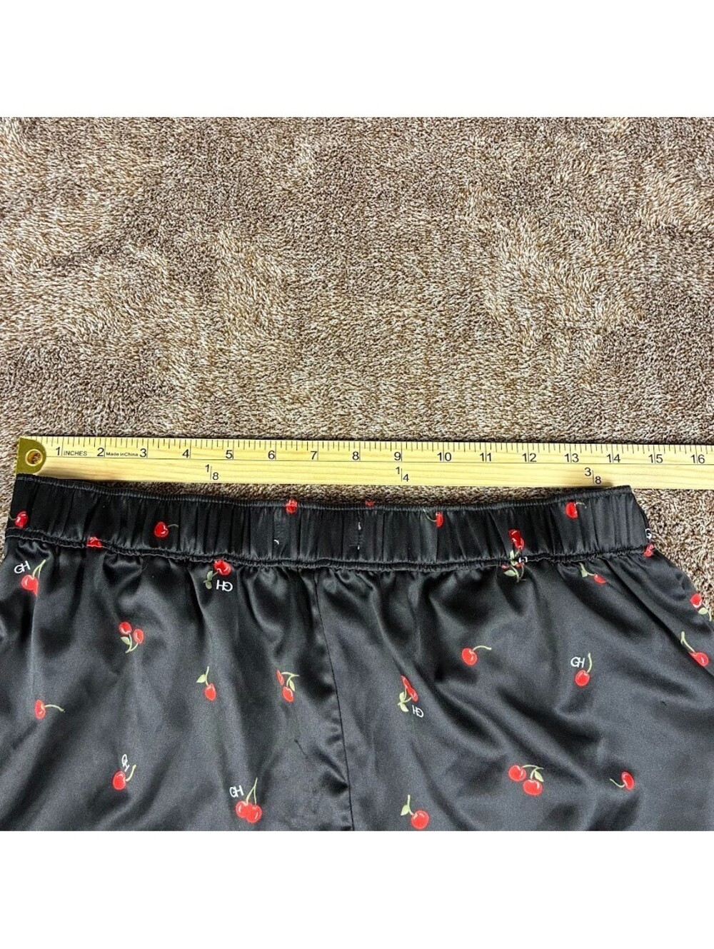 Hollister Gilly Hicks Womens Black Satin Pajama Bottoms Size L - Picture 4 of 6